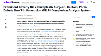 Prominent Beverly Hills Oculoplastic Surgeon, Dr. Kami Parsa, Debuts New 7th Generation VISIA® Complexion Analysis System Beverly Hills, CA