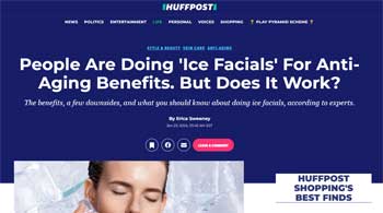 People Are Doing 'Ice Facials' For Anti-Aging Benefits. But Does It Work? Beverly Hills, CA