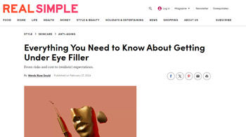 Everything You Need to Know About Getting Under Eye Filler Beverly Hills, CA