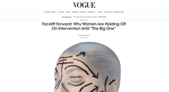 Facelift Forward: Why Women Are Holding Off On Intervention Until “The Big One” Beverly Hills, CA